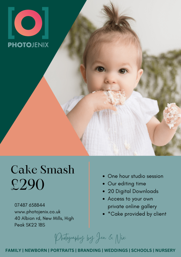 Photojenix cake smash voucher